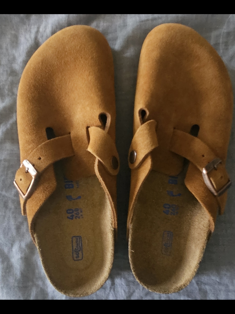 Birkenstock Boston Soft Footbed Rust Color